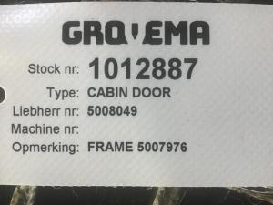 Liebherr Porte de cabine